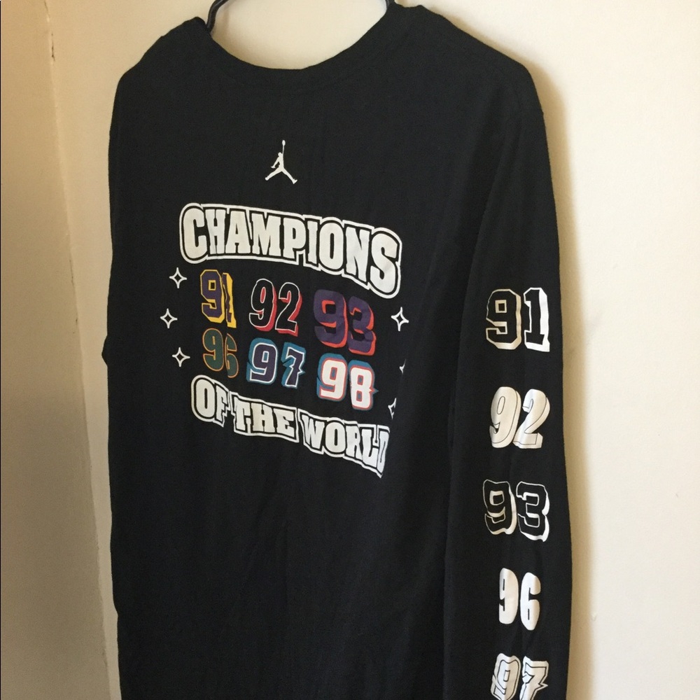 JORDAN CHAMPIONS OF THE WORLD Vintage UNSX Sweater - Picture 5 of 8